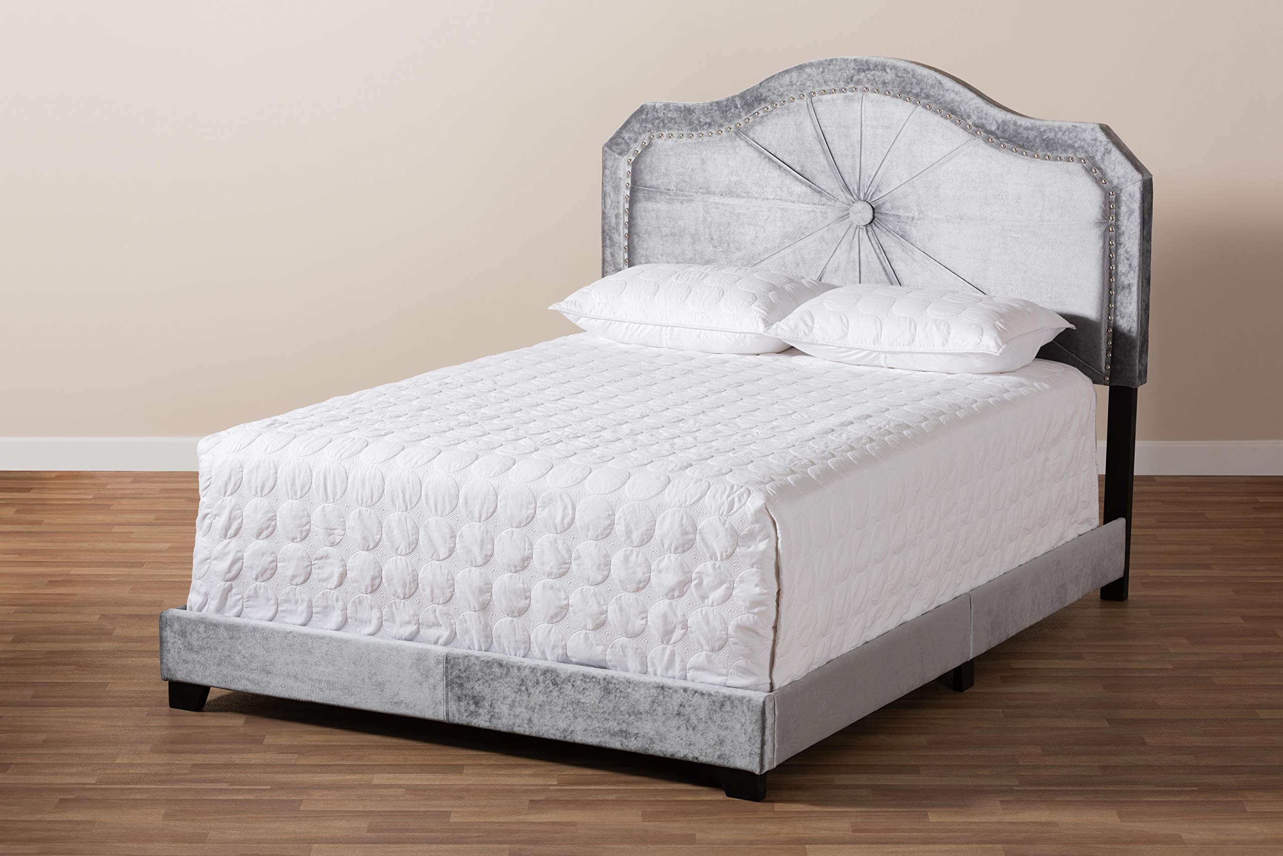Beds (Box Spring Required), King, Gray