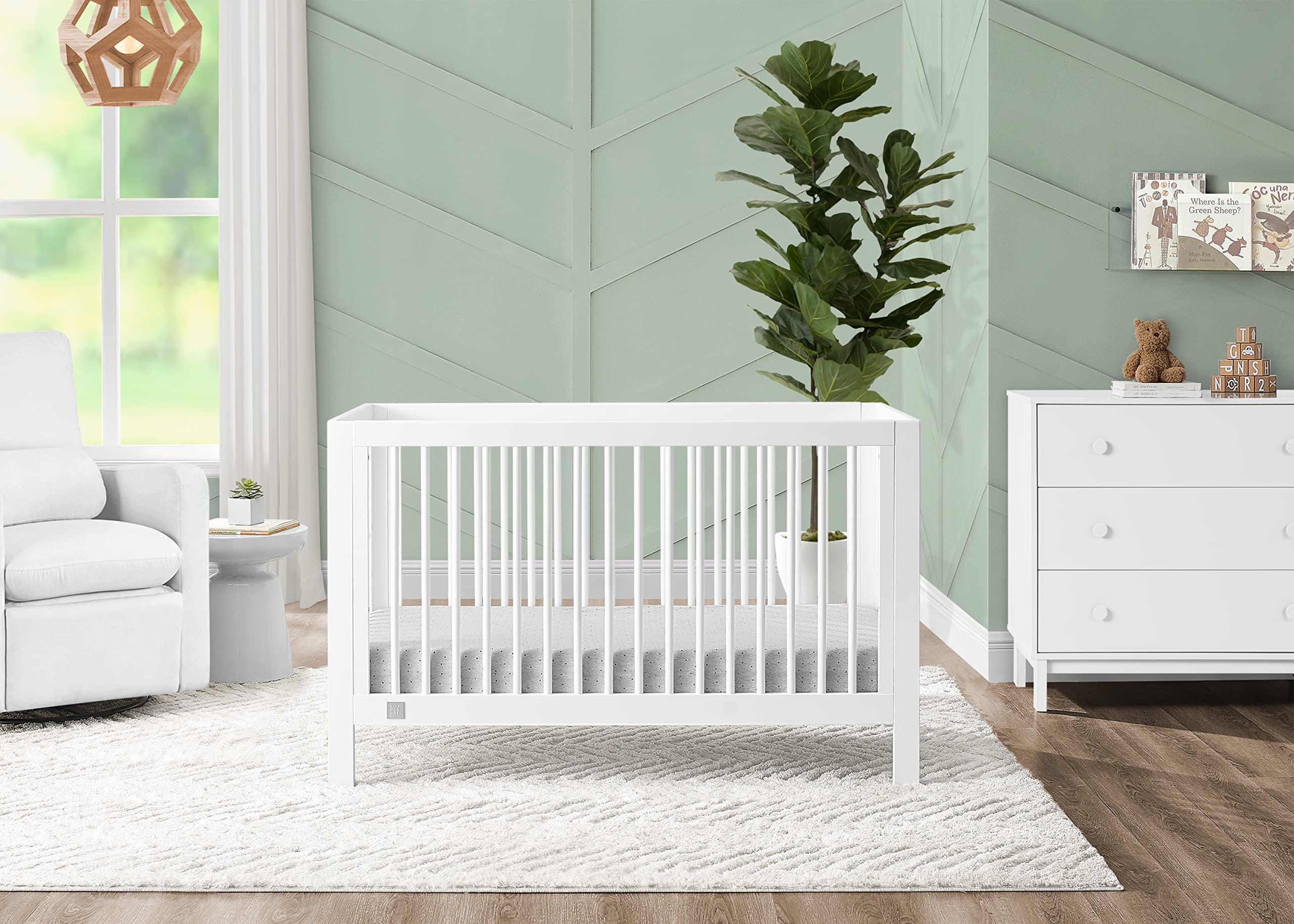 GAP babyGap Charlie 6-in-1 Convertible Crib - Greenguard Gold Certified, Navy
