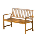 Christopher Knight Home Loja Acacia Bench, Teak Finish