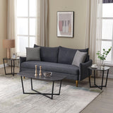 - 3 Piece Modern Occasional Table Set - Includes Coffee Table and 2 End Side Tables