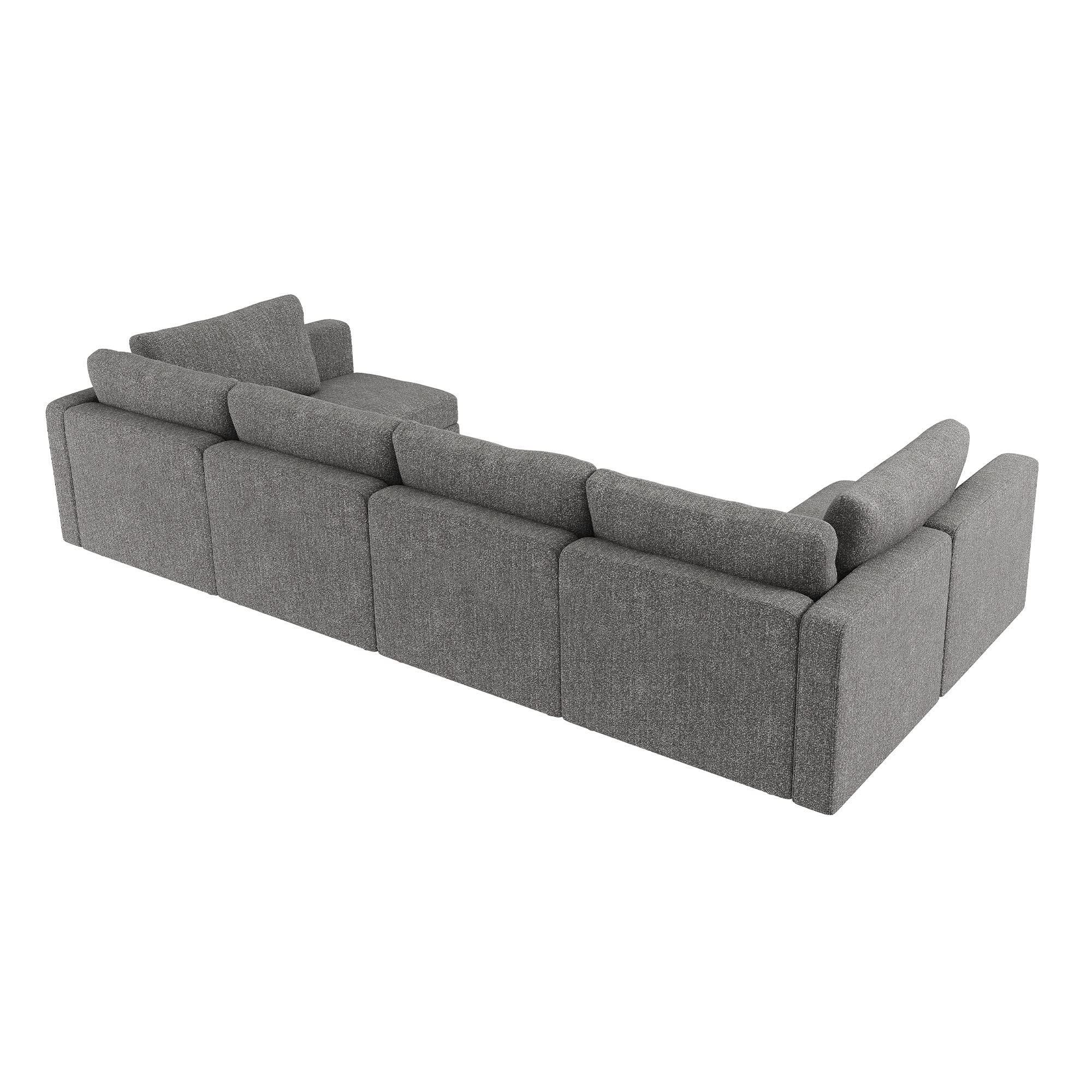 Oversized Modular Sectional Sofa Reversible U Shaped Sectional Couch