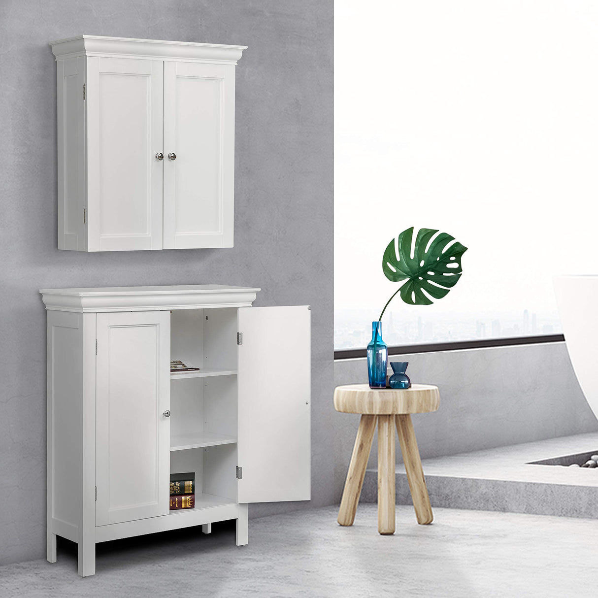 Stratford 22.25 in. x 24 in. Removable Wall Cabinet