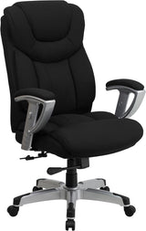 HERCULES Series Big & Tall 400 lb. Rated Black LeatherSoft Executive Ergonomic