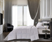 Oversized Hungarian White Goose Down Comforter King in White color