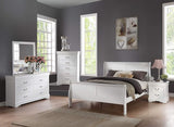 6-Piece Bedroom Set Bed, Dresser, Chest, 2 Nightstands and Mirro