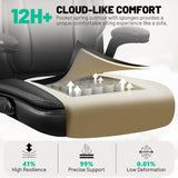 Ergonomic Office Chair with Lumbar Support and Adjustable Headrest