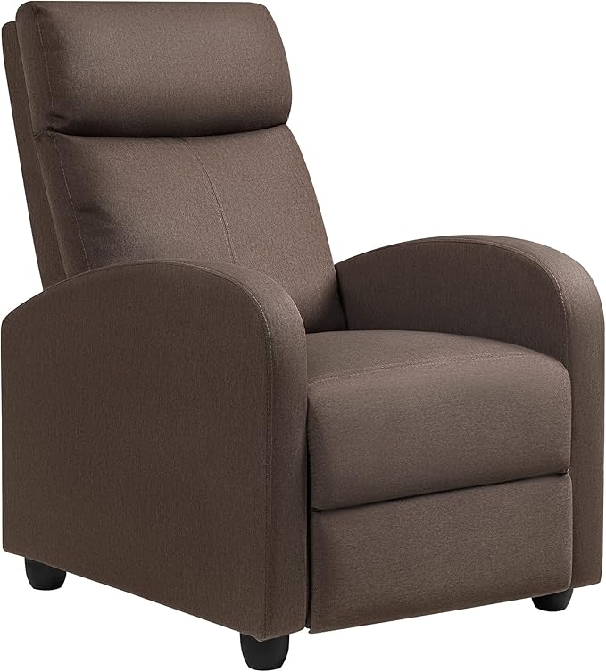 Recliner Chair Adjustable Home Theater Single Recliner Sofa Furniture with Thick Seat Cushion and Backrest