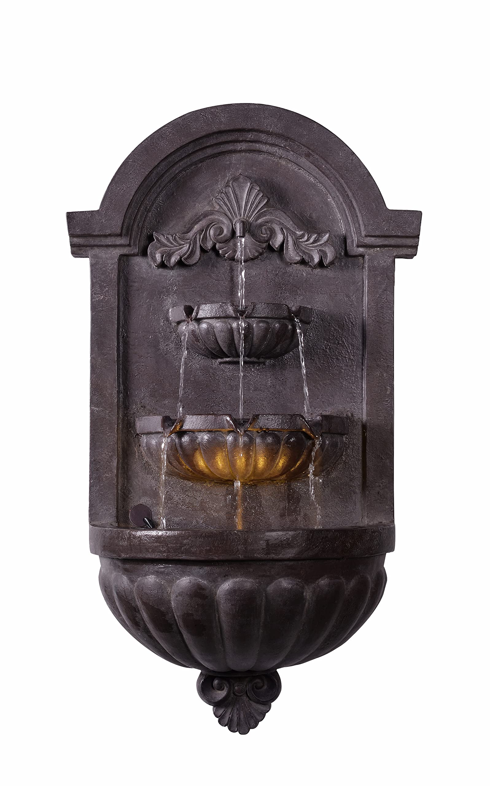 51011PLBZ San Pablo Indoor/ Outdoor Wall Fountain with Bronze Finish