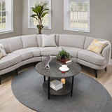 Coffee Table Set of 2, Combination of Single and Double Layers