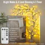 Willow Vine Lights Room Decor: 7.5Ft Home Decorations Flexible Enchanted Fairy Lights