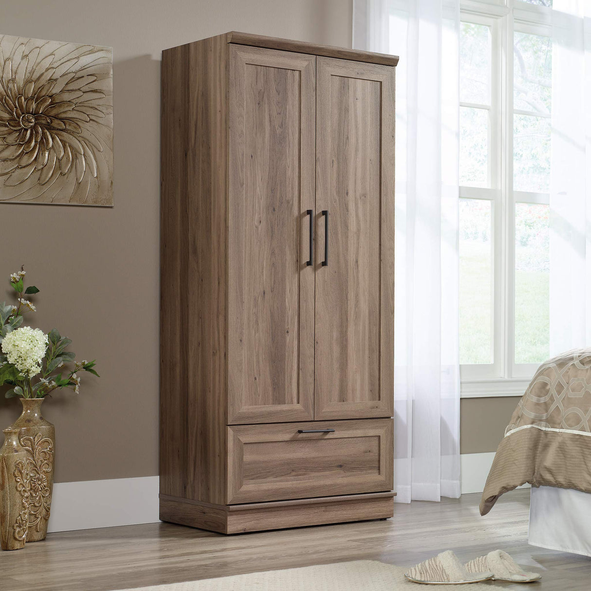 HomePlus Wardrobe/Pantry cabinets, L: 29.06" x W: 20.95" x H: 71.18"