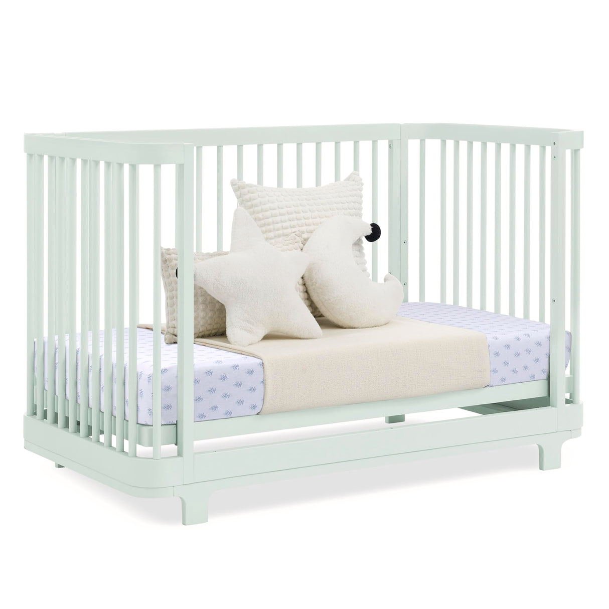 Nest 4-in-1 Convertible Crib, Light Sage