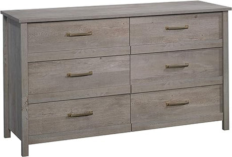 Cannery Bridge 6-Drawer Dresser, Lintel Oak finish