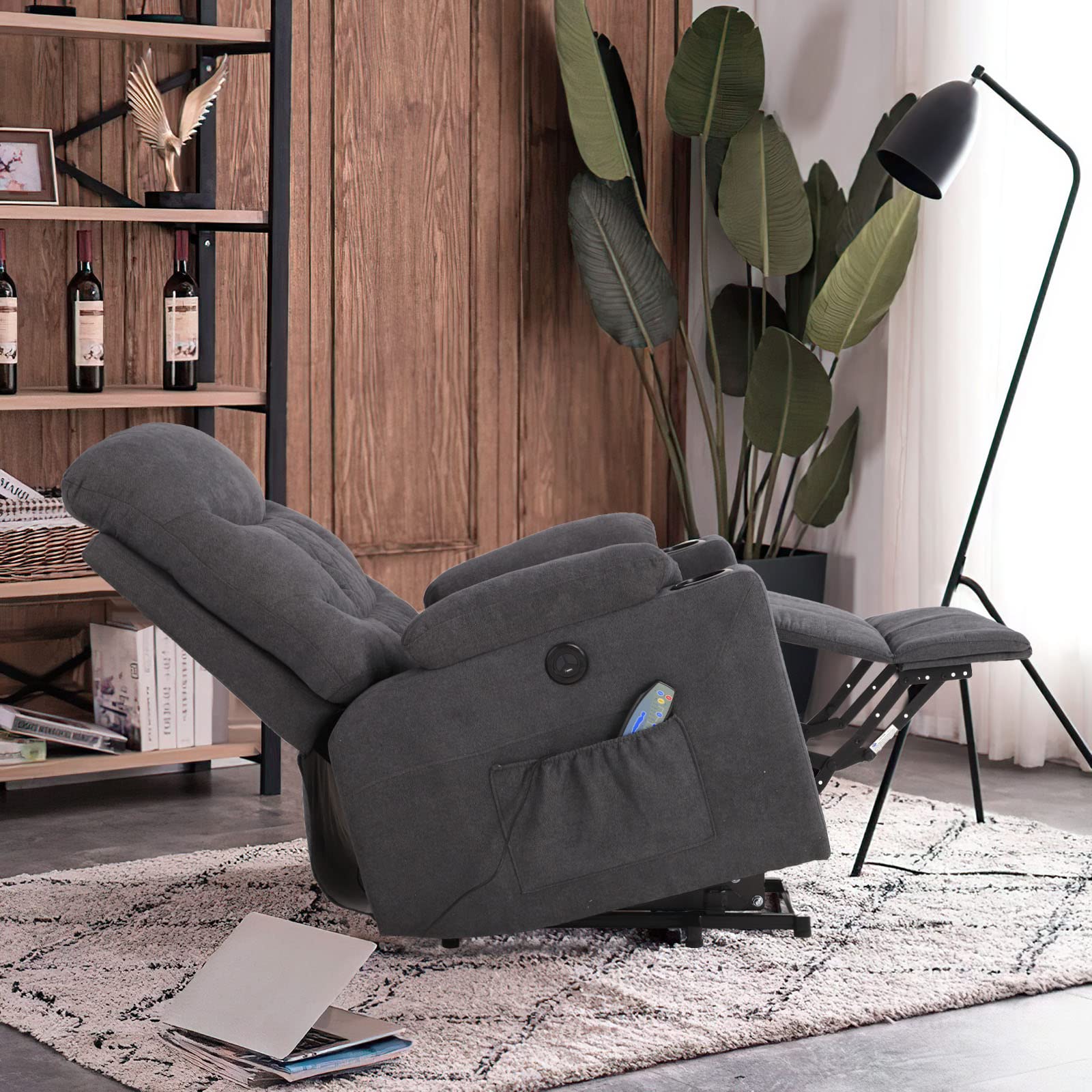 ThermaEase Power Recliner Chair with Massage & Heat