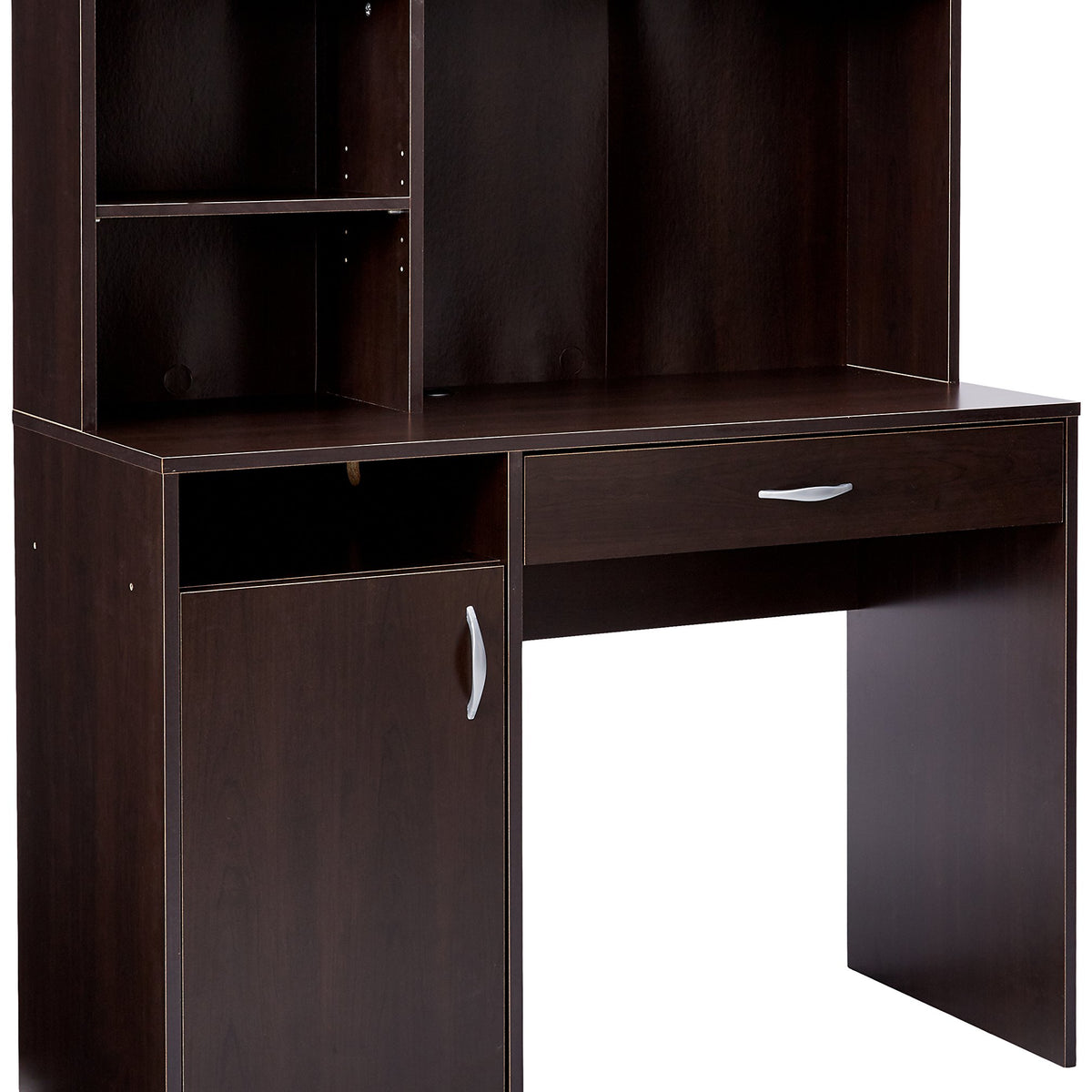 Beginnings Transitional Desk with Hutch, Cinnamon Cherry finish – Bircata