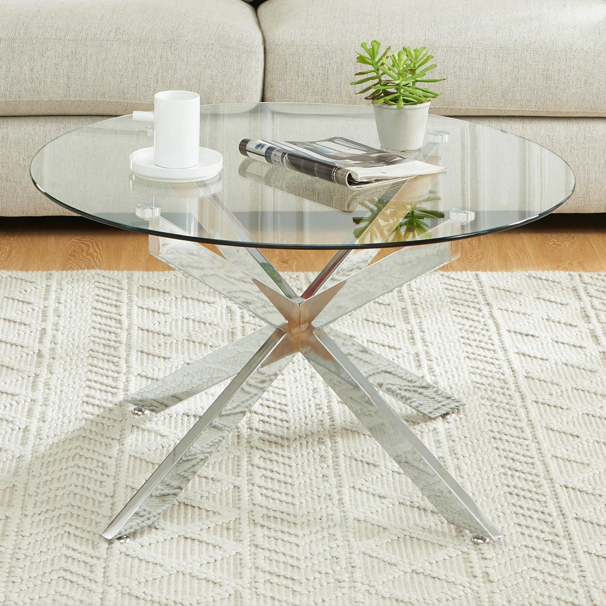 Coffee Tables for Living Room, Home Office, Modern & Simple Center Table