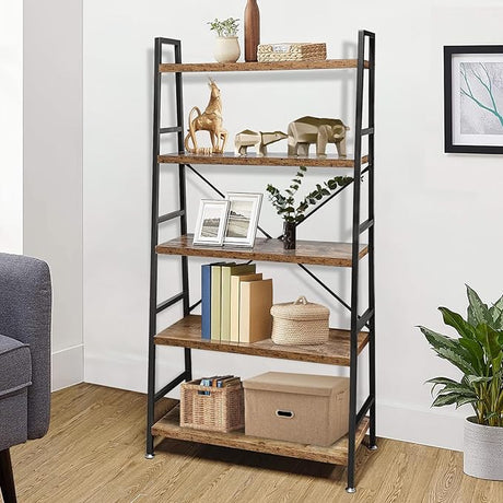 3 Tier Open Book Shelf, 37" x 23" x 10.8" 3 Tier Wood Bookshelf, 3 Shelf Bookcase