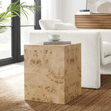 Cosmos 16" Square Wood Side, Accent, End Table,