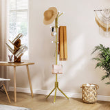 4-Tier Tree Bookshelf – Space-Saving Wooden Bookcase for Modern Storage