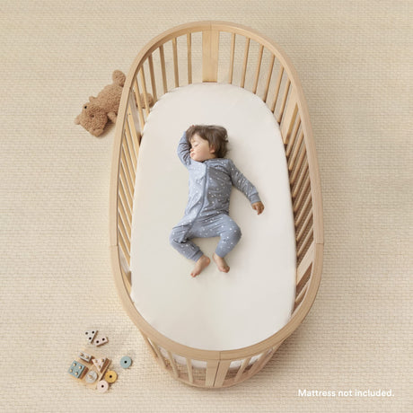 Stokke Sleepi Bed V3, Natural - Suitable for Ages 0-5 Years Old - Adjustable, Stylish & Flexible - Sturdy Beech Wood Frame