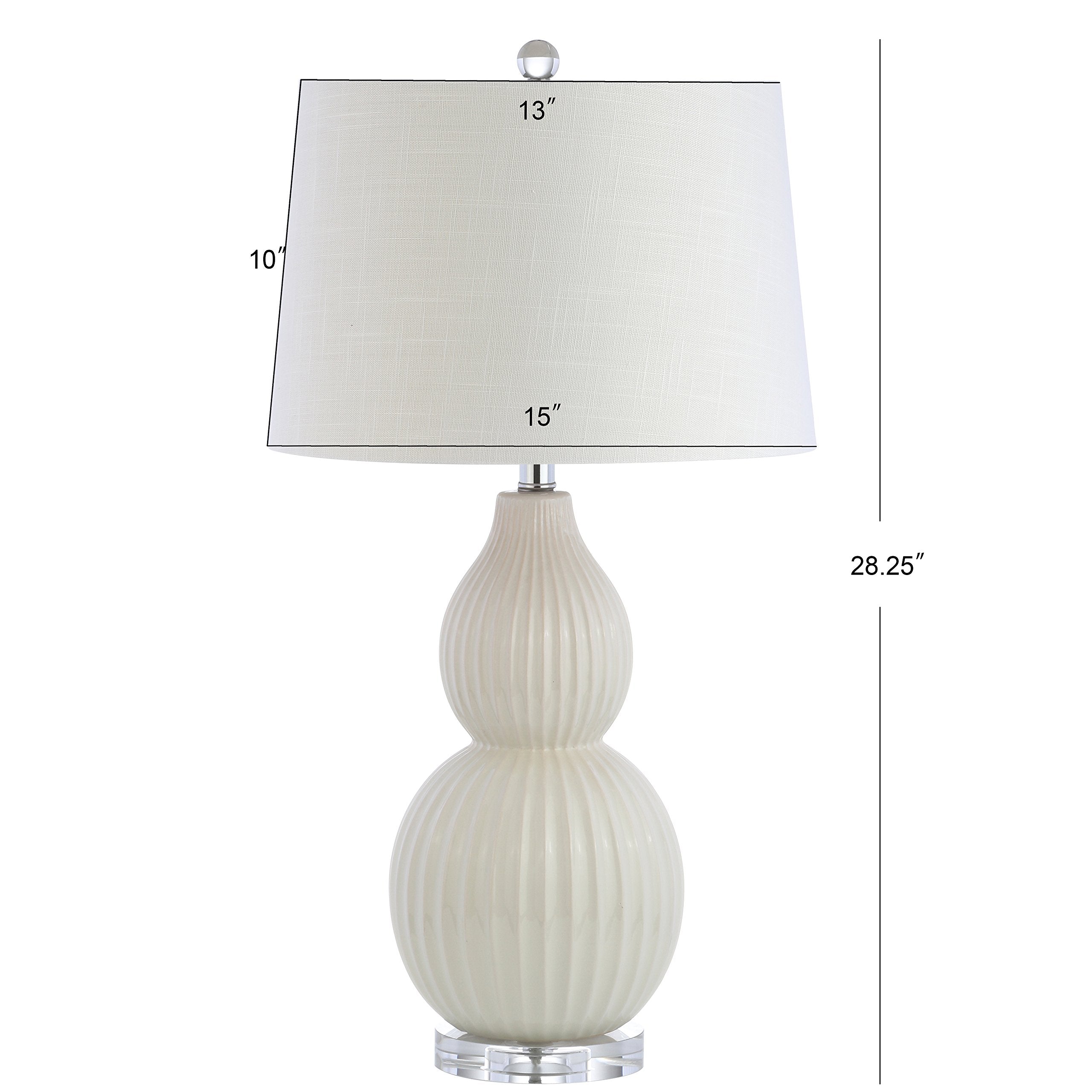 8019A Thatcher 28.25" Ceramic LED Table Lamp Contemporary Transitional Bedside Desk