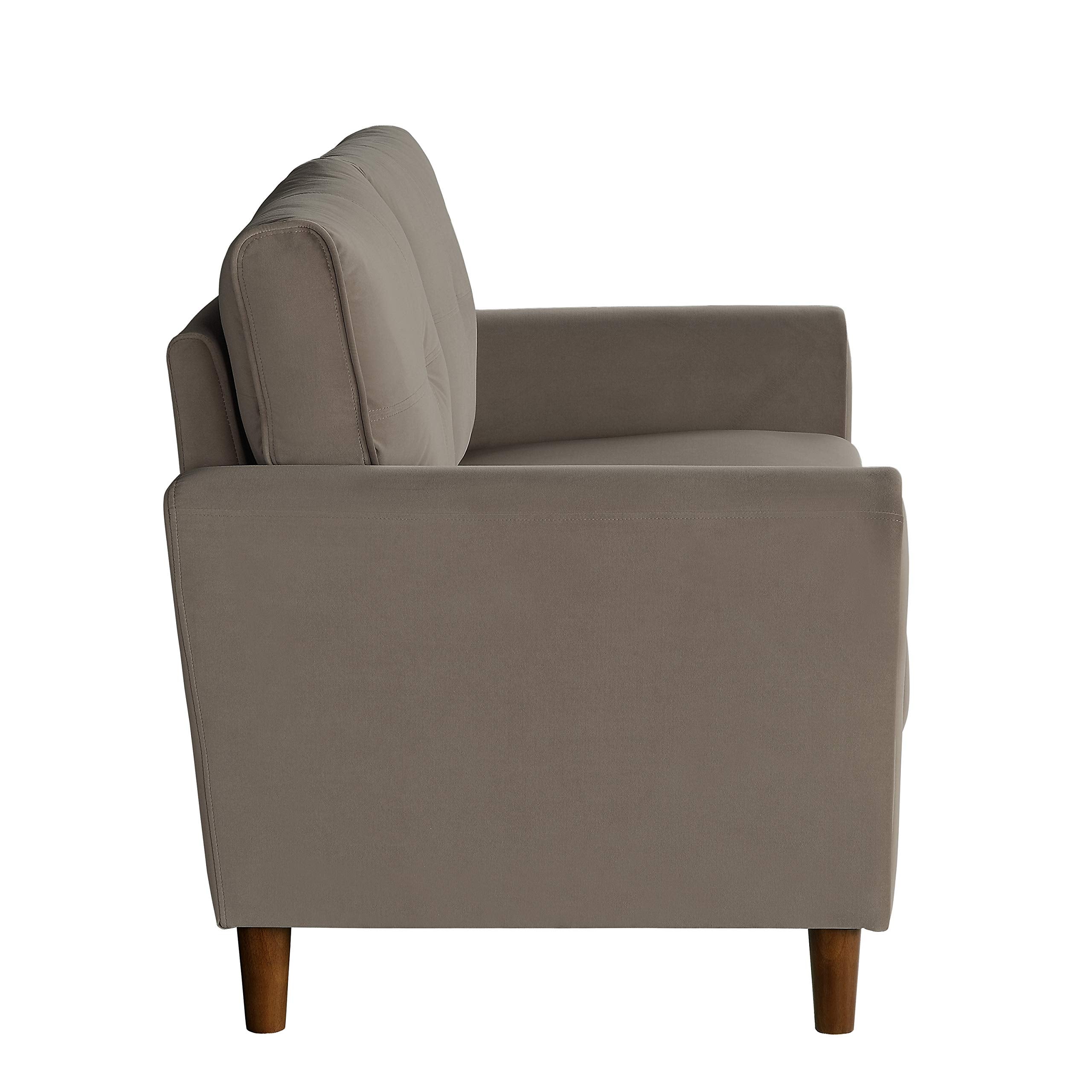 Brinkley Living Room Loveseat, Brown