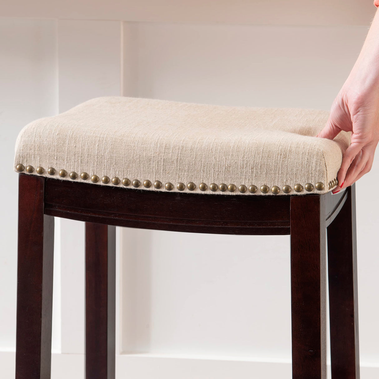 Harper Stool Fabric Top