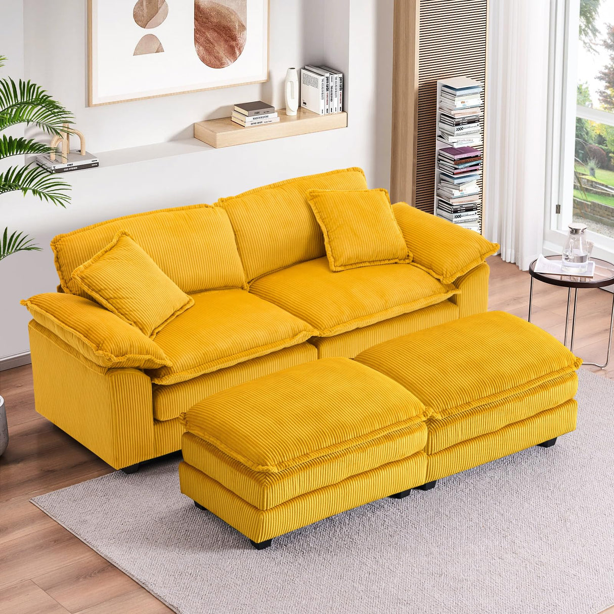 84.6" Sectional Sofa Couch for Living Room