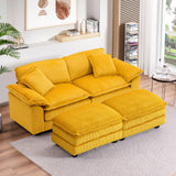 84.6" Sectional Sofa Couch for Living Room