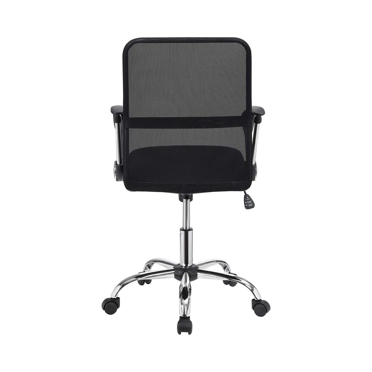 Furniture Office Chair Black Mesh Fabric Chrome 801319