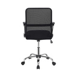 Furniture Office Chair Black Mesh Fabric Chrome 801319