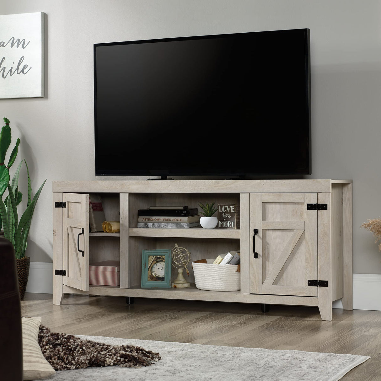 Miscellaneous Entertainment TV Stand, L: 62.68" x W: 15.28" x H: 26.77"