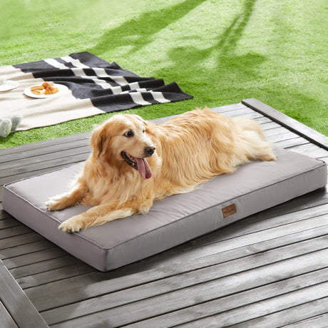 Outdoor Dog Beds for Large Dogs, Waterproof Dog Bed for Medium, Large, Extra