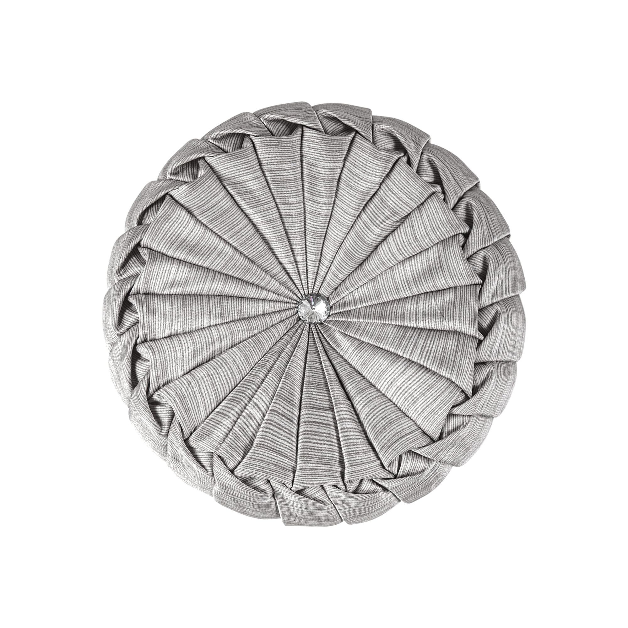 9-Piece Jacquard Damask Comforter Set - Queen Size Silver Gray