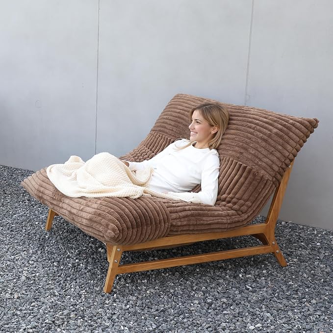 Oversized Chaise Lounge Chair,47.24" Sofa Chair, Comfy Recliner Reading Accent