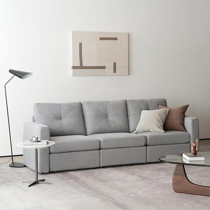 Seater with 2 Ottomans Sectional Modular Sofa Couch
