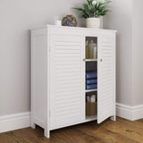 Ellsworth Two-Door Floor Cabinet, White