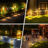 Solar Pathway Lights Outdoor 8 Pack, Bright Solar Path Lights Outside Waterproof,