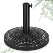 23-lbs Round Patio Umbrella Base Pre-Filled Umbrella Stand 15" Sun-Flower-Pattern Heavy