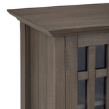 Bedford SOLID WOOD 32 inch Wide Transitional Low Storage Media Cabinet in Farmhouse