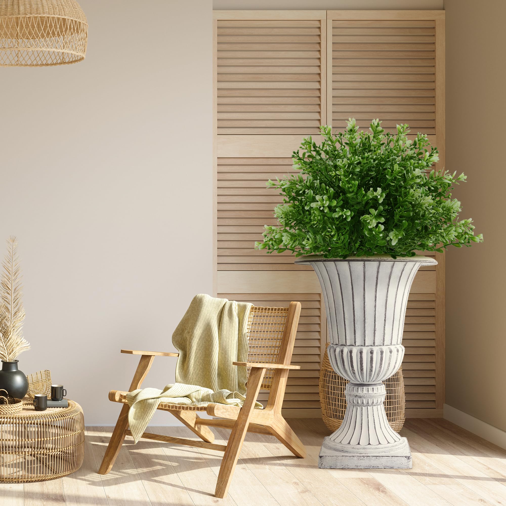 Grandeur Classic 30-Inch Urn Planter Set