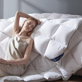 Goose Feather Down Comforter King Size - 750 Fill Power Duvet Insert