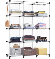 Closet Organizer, 12-Cube Closet Organizers and Storage,