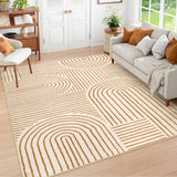 Abstract Washable Rugs 5x7, Non Slip Soft Living Room Rugs Ultra-Thin