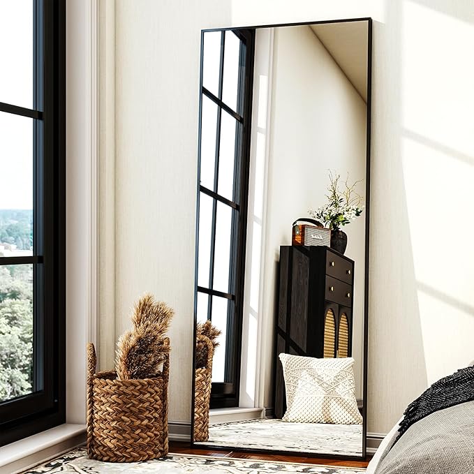 Mirror - Full Body Mirror/Rectangle Floor Mirror Aluminun Alloy Frame Body Mirror