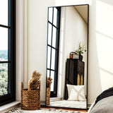 Mirror - Full Body Mirror/Rectangle Floor Mirror Aluminun Alloy Frame Body Mirror