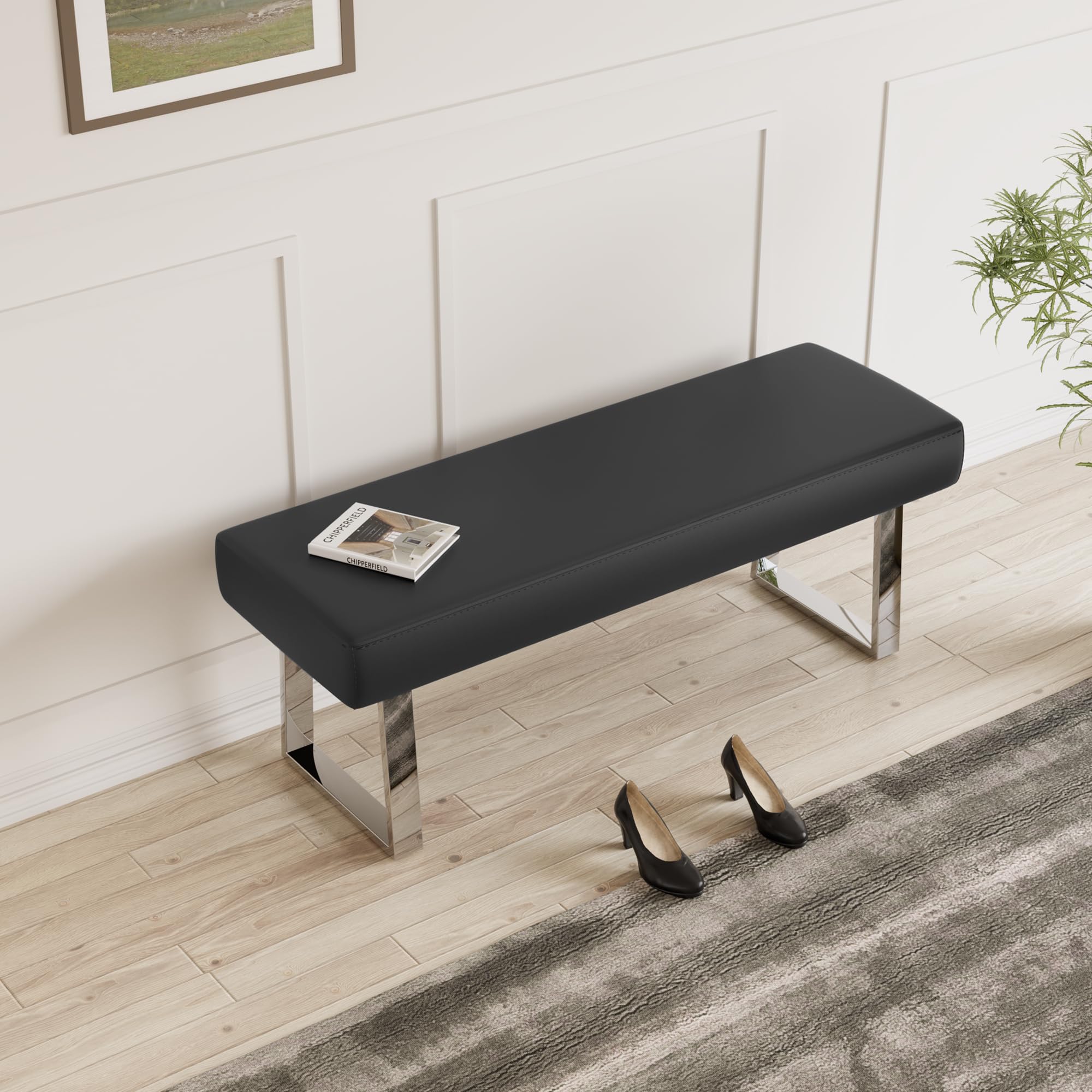 Bedroom Bench Bed end upholstered Bench Indoor Corner Small Bench