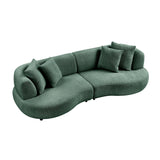 102.36" Curved Sectional Sofa Modern Couch, CircleCouch LuxurySofa Upholstery