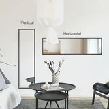 Standing Mirror Full Length Mirror,Large Floor Mirror with Aluminium Frame for Door