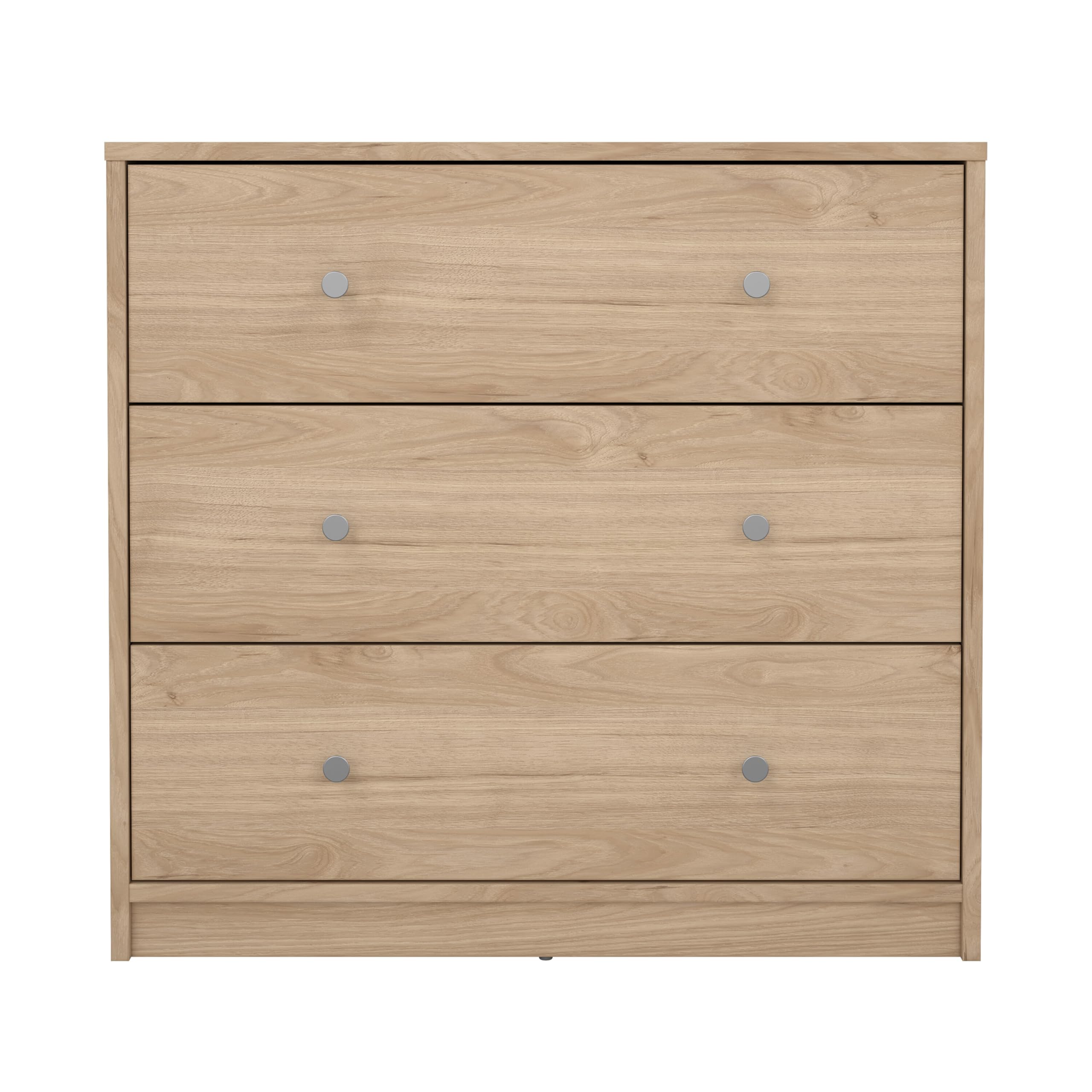 Portland 3 Drawer Chest, Jackson Hickory